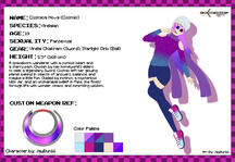 Cosmic reference sheet for Block Tales: Comic of Time! Cosmic reference sheet for Block Tales: Comic of Time!