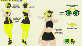 Ref sheet for Splatoon idol Ref sheet for Splatoon idol